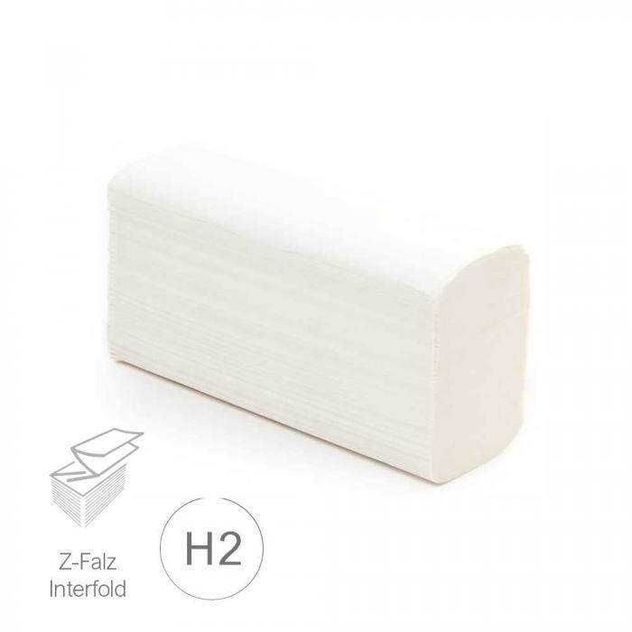 Papierhandtuch Interfold Falz weiss 20,0 x 24,0cm 2-lagig (H2)